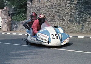 Images Dated 14th September 2020: Derek Jones & Brian Ayres (Daytona Yamaha) 1978 Sidecar TT