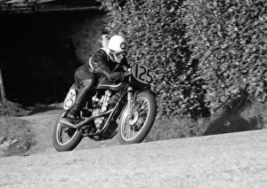 Images Dated 27th March 2023: Derek Pilling AJS 1958 Junior Snaefell Manx Grand Prix