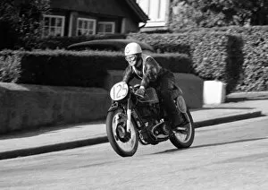 Images Dated 27th March 2023: Derek Pilling AJS 1958 Junior Snaefell Manx Grand Prix