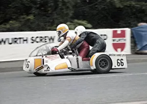 Images Dated 4th January 2020: Derek Rumble & Alan Warner (Rumble Yamaha) 1979 Sidecar TT