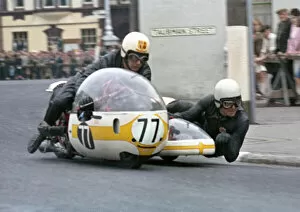 Derek Rumble & Alex MacFadzean (BSA) 1966 Sidecar TT