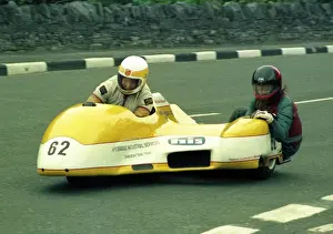 Derek Rumble and David Burrows (Suzuki) 1986 Sidecar TT