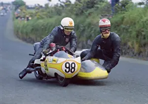 Derek Rumble & J Graham (Rumble BSA) 1970 750 Sidecar TT