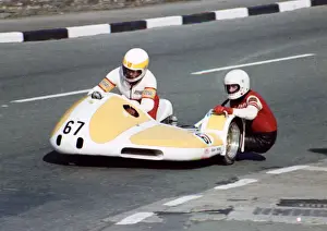 Derek Rumble & Ralph Knight (Rumble Suzuki) 1981 Sidecar TT