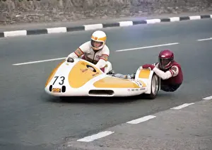 Derek Rumble & Ralph Knight (Rumble Suzuki) 1982 Sidecar TT