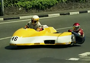 Derek Rumble & Steve Lavender (Rumble Suzuki) 1987 Sidecar TT