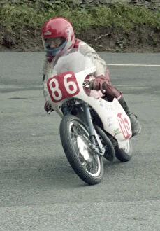 Images Dated 24th May 2020: Derek Whalley (Greeves) 1985 Newcomers Manx Grand Prix