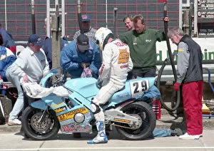 Images Dated 24th May 2021: Derek Young (T B F Thompson Yamaha) 1995 Senior TT