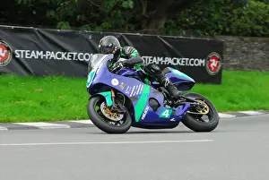 2015 Super Twin Manx Grand Prix Prints: Derran Slous (Kawasaki) 2015 Super Twin Manx Grand Prix