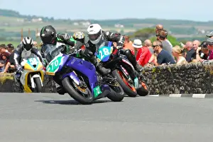 Derran Slous (Kawasaki) and Paul Gartland (Kawasaki) 2015 Southern 100
