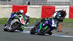 Images Dated 16th April 2016: Derran Slous (Suzuki), Andy Fenton (Suzuki), April; Jurby