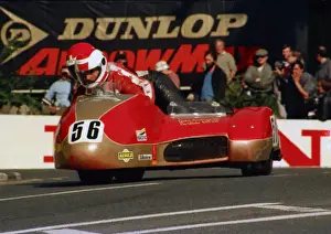 Derry Casson & Paul Chappel (C & B Suzuki) 1987 Sidecar TT