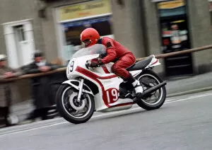 Images Dated 11th March 2019: Derwent Patt (Yamaha) 1980 Newcomers Manx Grand Prix