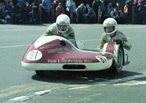 Images Dated 19th July 2020: Des Founds & Jim Craig (Rumble Kawasaki) 1981 Sidecar TT