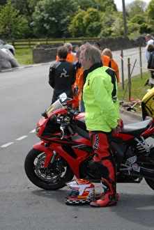 Dick Cassidy Gallery: Dick Cassidy (Honda) 2007 Pre TT Classic