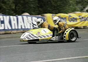 Images Dated 30th October 2015: Dick Greasley & John Parkins: 1979 Sidecar TT