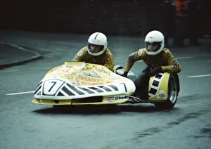 1980 Sidecar Tt Collection: Dick Greasley & John Parkins (Yamaha) 1980 Sidecar TT