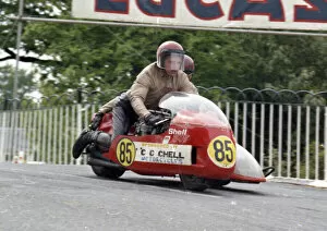 Images Dated 24th May 2022: Dick Greasley & Stuart Atkinson (Chell Honda) 1974 Sidecar 750 TT