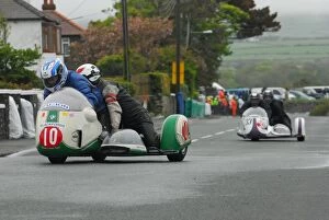 Images Dated 27th May 2013: Dick Hawes & Alan Bedford (BMW) 2013 Pre TT Classic