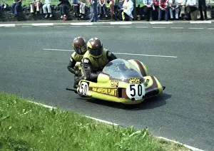 Dick Hawes & Allan Barclay (Anderson Yamaha) 1978 Sidecar TT