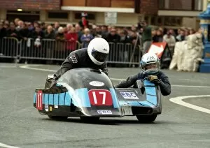 Images Dated 8th January 2018: Dick Hawes & Eddie Kiff (Ireson) 1996 Sidecar TT