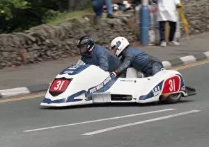 Images Dated 21st June 2020: Dick Hawes & Eddie Kiff (Ireson) 1996 Sidecar TT