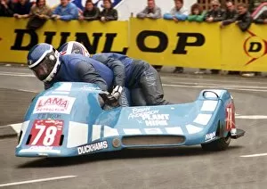 Images Dated 21st July 2017: Dick Hawes & Eddy Kiff (Ireson) 1988 Sidecar TT