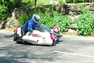 Dick Hawes Gallery: Dick Hawes & Sebastian Barr (MRE BMW) 2016 Pre TT Classic