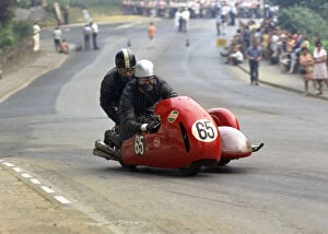 Dick Maplethorpe & Jim Coaten (Triumph) 1970 500 Sidecar TT