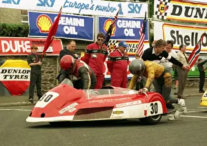 Dick Tapken & Alan Blackhurst (Jacob Yamaha) 1988 Sidecar TT