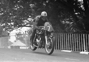 Images Dated 28th March 2021: Dick Thomson (Matchless) 1956 Senior TT