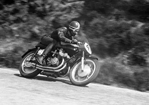 Images Dated 23rd October 2021: Dickie Dale (Gilera) 1953 Senior TT