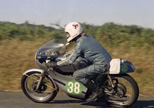 Images Dated 26th October 2020: Dickie Watson (Suzuki) 1976 Jurby Road