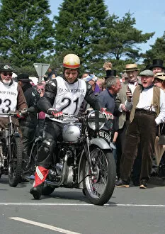 Guy Martin Gallery: Where did you get that hat! Guy Martin: 2007 TT Re-enactment