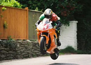 Images Dated 11th August 2018: Dirk Kaletsch (Honda) 2004 Production 1000 TT