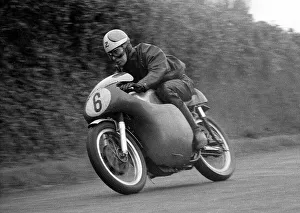 Images Dated 27th March 2023: Don Pettifer Norton 1962 Junior Manx Grand Prix