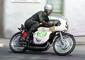 Images Dated 25th April 2021: Don Ryder (Brown Yamaha) 1969 Lightweight TT