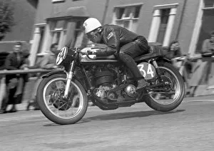 Images Dated 22nd November 2015: Don Tickle (Norton) 1957 Senior TT
