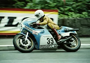 Images Dated 22nd April 2019: Doug Randall (Suzuki) 1980 Classic TT