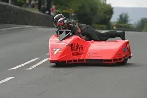 Baker Honda Collection: Doug Wright & Martin Hull (Baker Honda) 2012 Sidecar TT