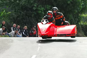 Images Dated 2nd June 2012: Doug Wright & Martin Hull (Baker Honda) TT 2012 Sidecar TT