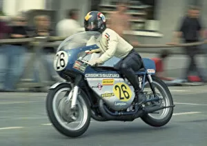 Images Dated 26th November 2020: Dudley Robinson (Crooks Suzuki) 1973 Senior TT
