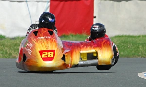 Images Dated 16th April 2016: Dwight Beare & Ben Binns (Suzuki) April;Jurby