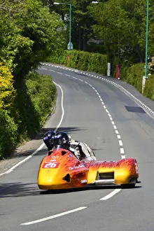 Images Dated 31st October 2020: Dwight Beare & Noel Beare (LCR Suzuki) 2015 Sidecar TT
