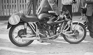 1951 Junior Tt Collection: Earles Velocette: 1951 Junior TT