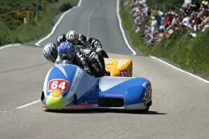 Images Dated 21st February 2021: Eckhard Rossinger & Peter Hoss (Suzuki) 2007 Sidecar TT