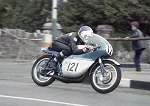 Eddie Crooks Prints: Eddie Crooks (Crooks Suzuki) 1983 Lightweight Classic Manx Grand Prix