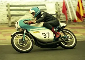 Eddie Crooks Prints: Eddie Crooks (Crooks Suzuki) 1989 Classic Manx Grand Prix