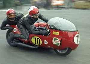 Eddie Lloyd & T J Harringon (BSA) 1971 750 Sidecar TT