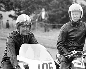 Neil Kelly Collection: Eddie Moore & Neil Kelly 1973 Southern 100